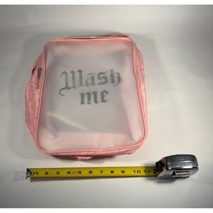 Juicy Couture Travel Laundry Bag Pink 2-in-1 Packing Cube Wear Me Wash Me